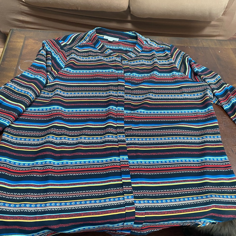 Multicolor Striped Ladies Blouse